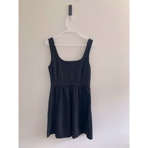 NWT: Madewell • Black Polka Dot Mini Dress